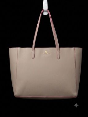 Vince Camuto Grey and Pink Tote Bag